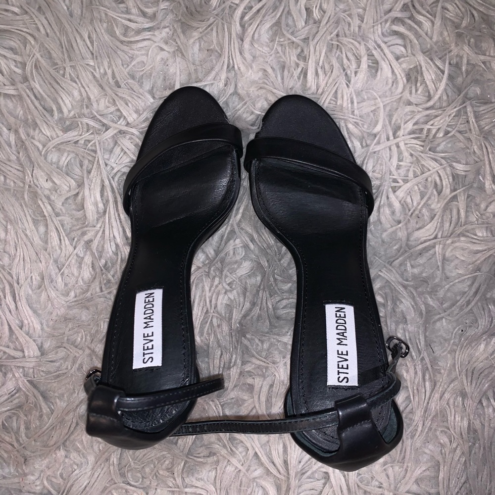 Women’s Steve Madden Black Strappy Heels